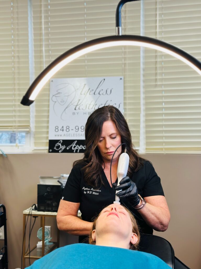 Jet Plasma Treatment perfprmed at Ageless Aesthetics by HB Walsh